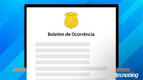 Registrar Ocorrência Policial Online .